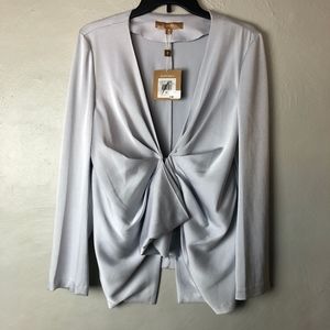 NWT Ellen Tracy Eye Hook Closure Blazer Women Sz 8